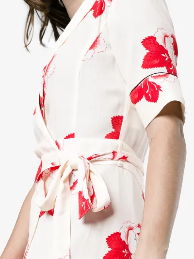 ganni harley wrap dress