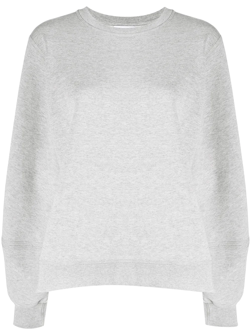 ganni puff sweatshirt