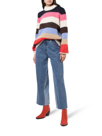 Ganni striped jumper best sale