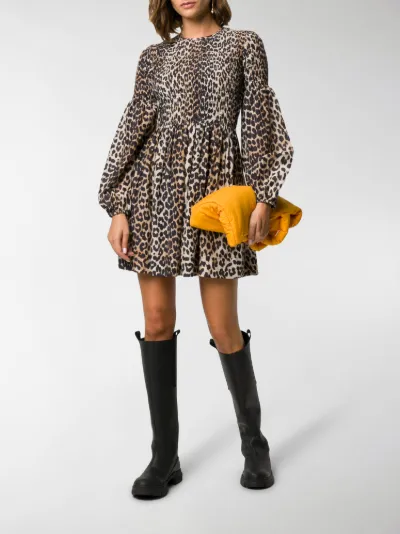 long sleeve dress with knee high boots