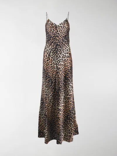 maxi snakeskin dress