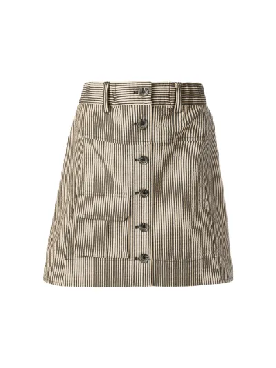 GANNI pinstriped mini skirt | Eraldo.com DE