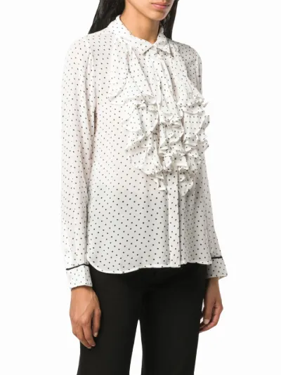 polka dot ruffle shirt | GANNI | Eraldo.com