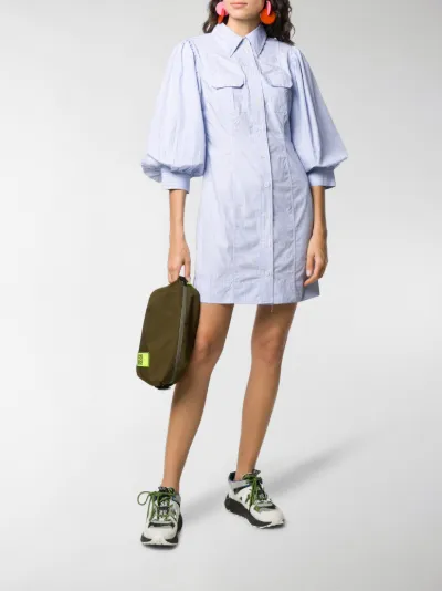 ganni shirt dress