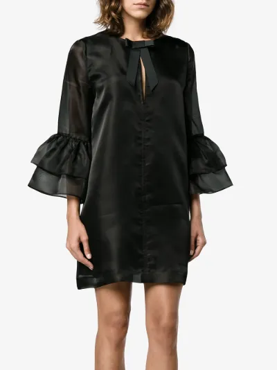 ganni seneca silk dress