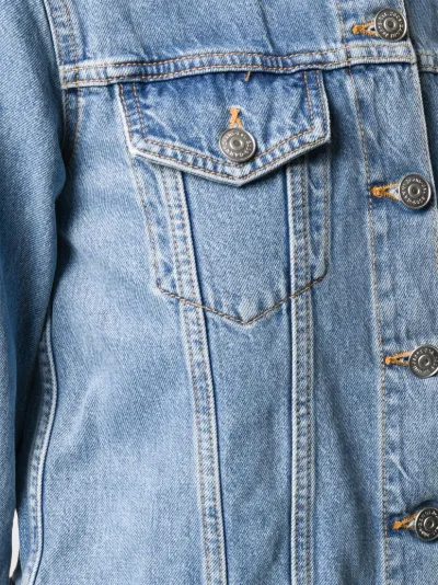 ganni soft denim dress