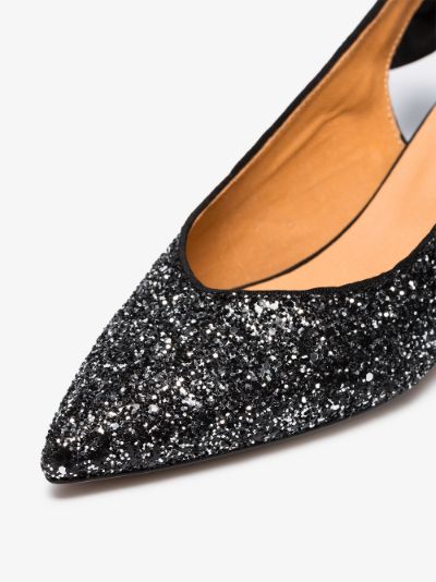 ganni glitter shoes
