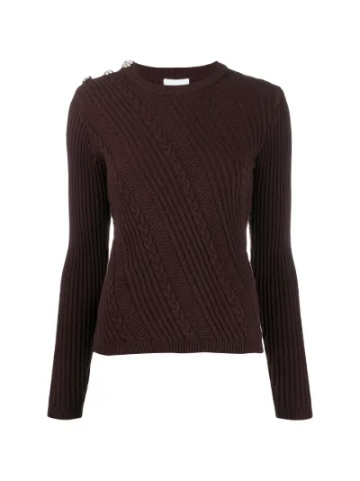 ganni cable knit