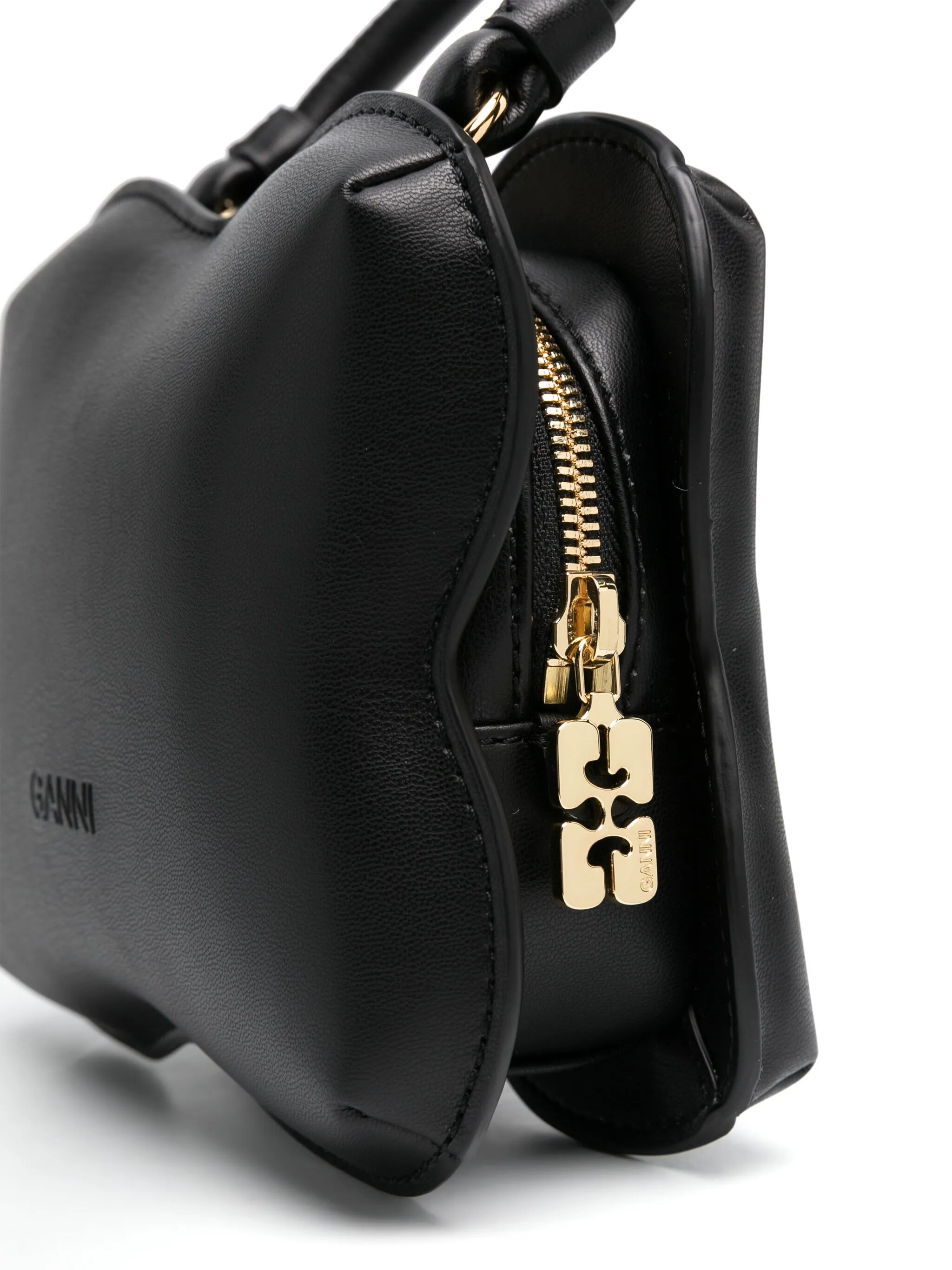 ●Ganni● Small Butterfly Cross Bag Egglet A5491135 A5491135 Egret Ivory Small Butterfly Crossbody Bag | GANNI US