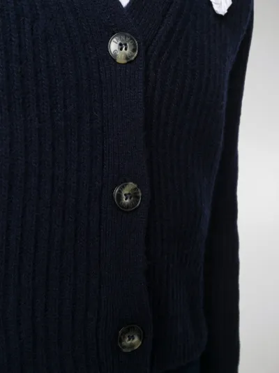 ganni collar cardigan
