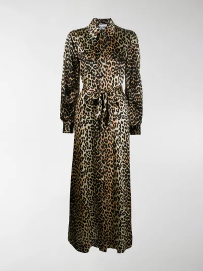 vestito lungo animalier