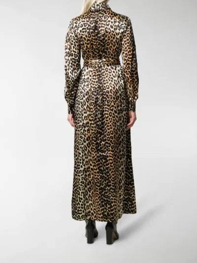 vestito lungo animalier