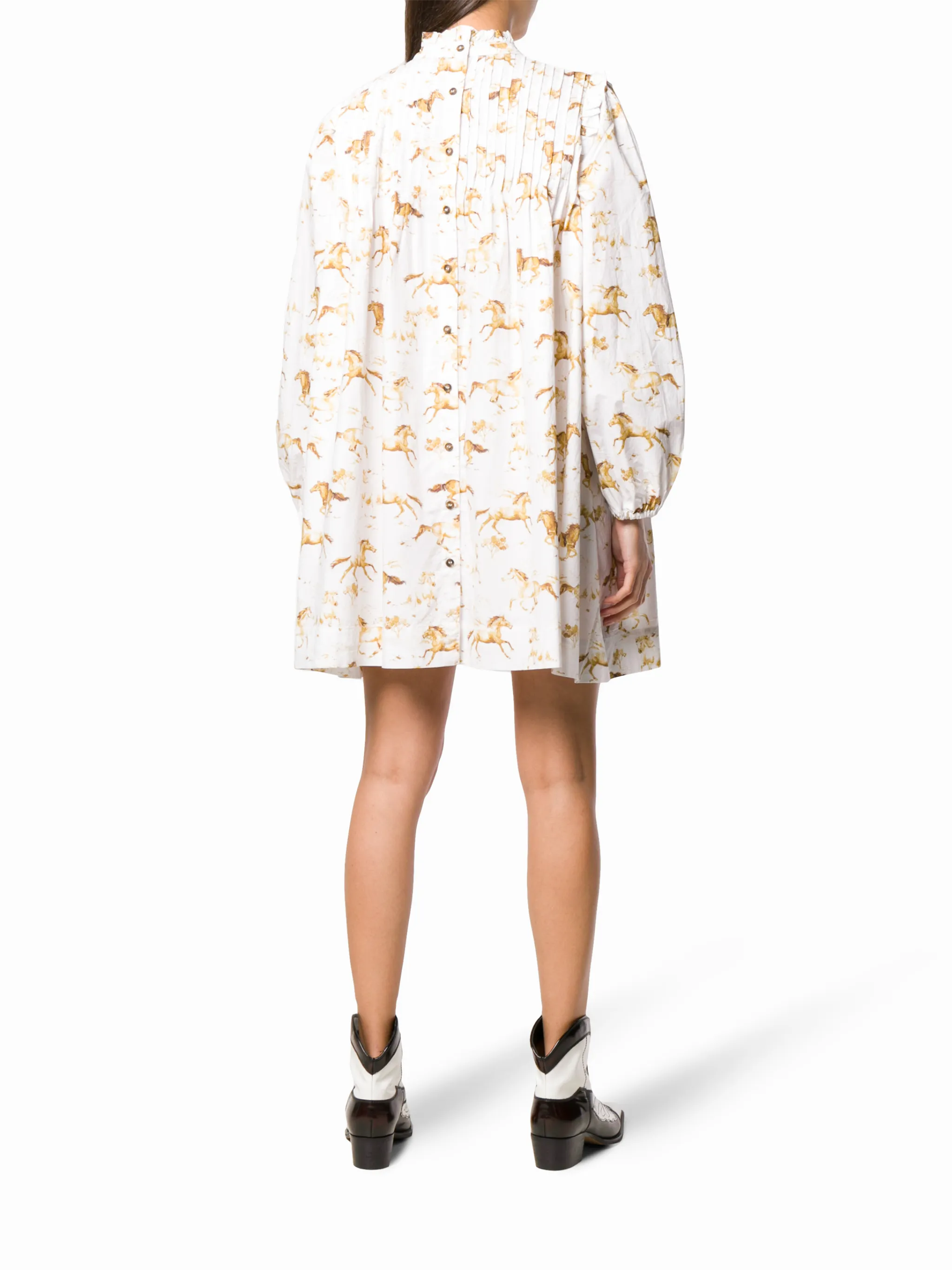 Ganni weston shirt dress on sale