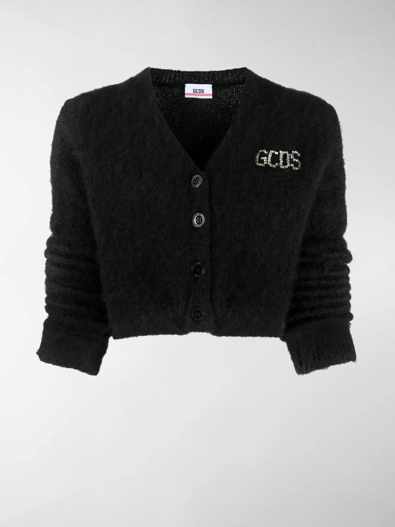 button up cardigan cropped
