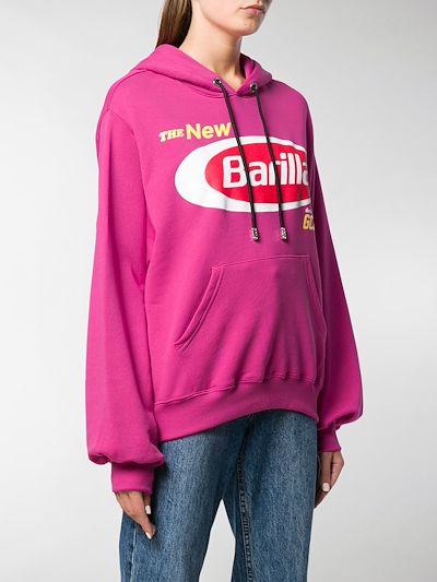 Gcds Felpa con cappuccio e stampa grafica rosa | MODES