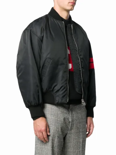 Fitted on sale bomber jacket