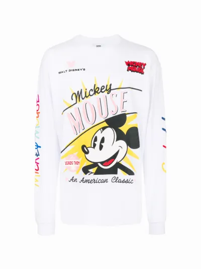 mickey mouse print sweatshirt
