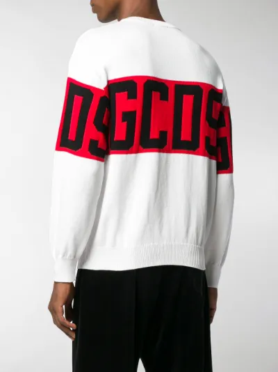 Gcds Maglione con logo bianco | MODES