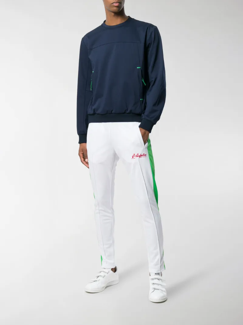 Gcds Pantaloni della tuta con riga laterale bianco | MODES