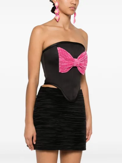 George Keburia bow embellished corset top Eraldo HR