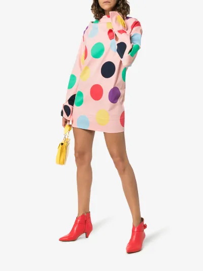 george polka dot dress