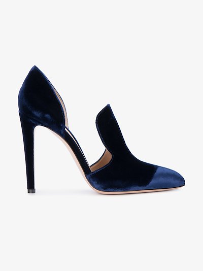 gianvito rossi blue heels