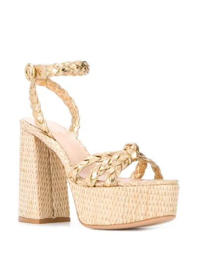 braided platform sandals