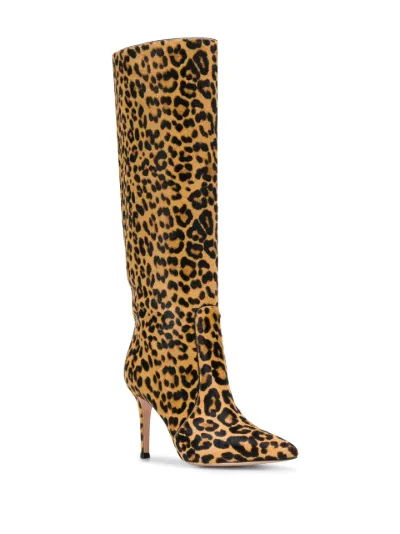 gianvito rossi leopard boots