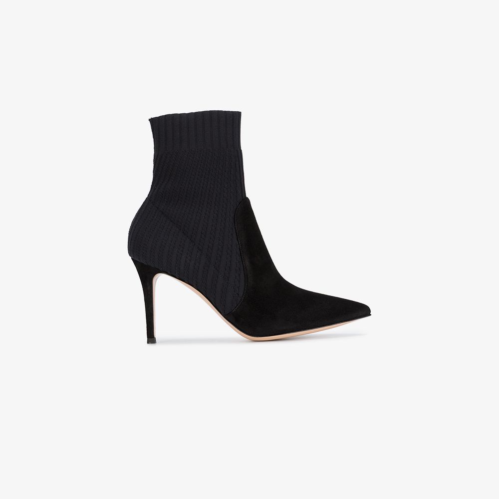 Gianvito Rossi pointed-toe 90mm sock boots | Browns