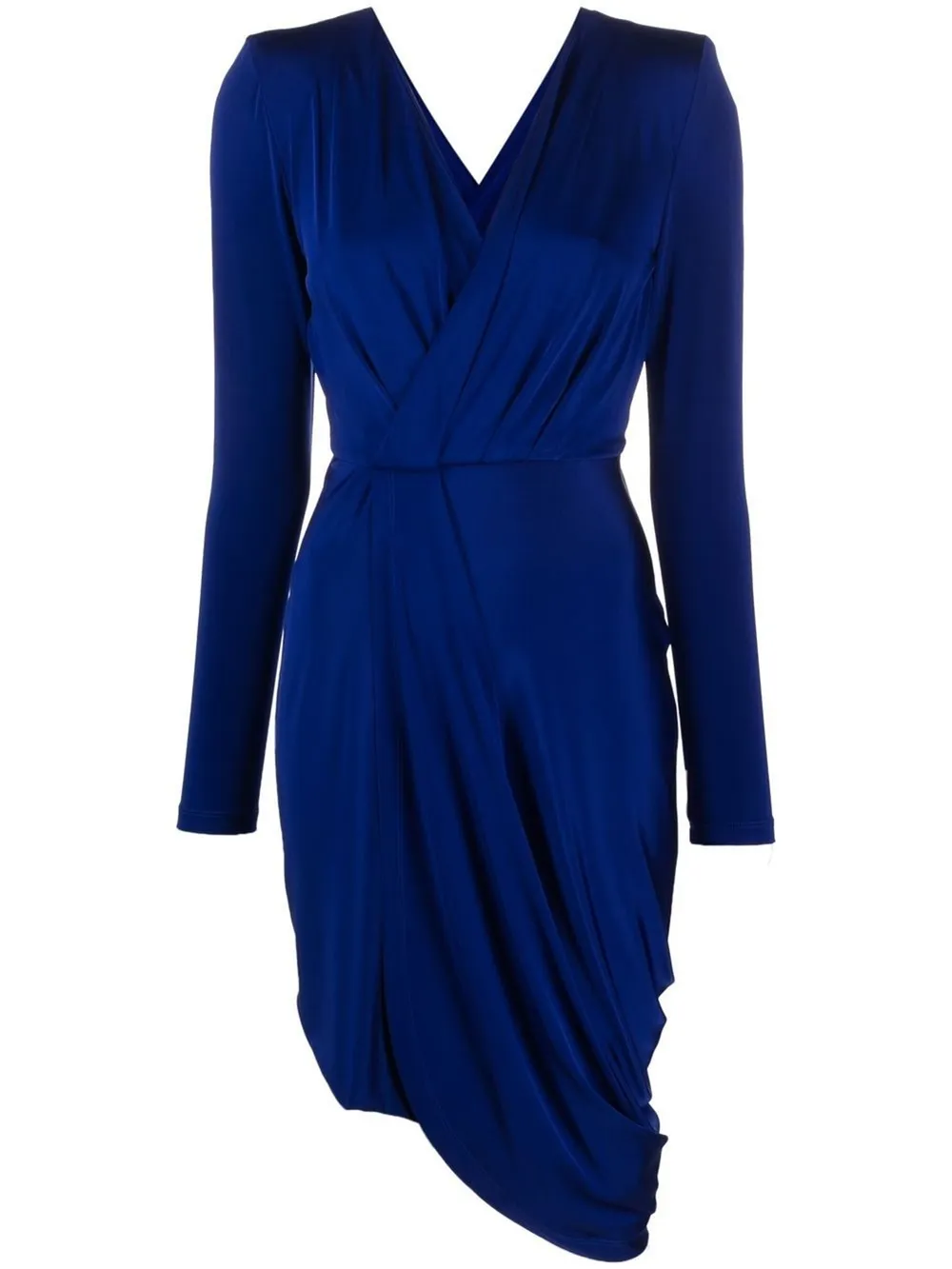 Draped v outlet neck dress