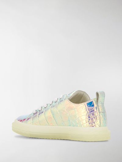 giuseppe zanotti croc sneakers