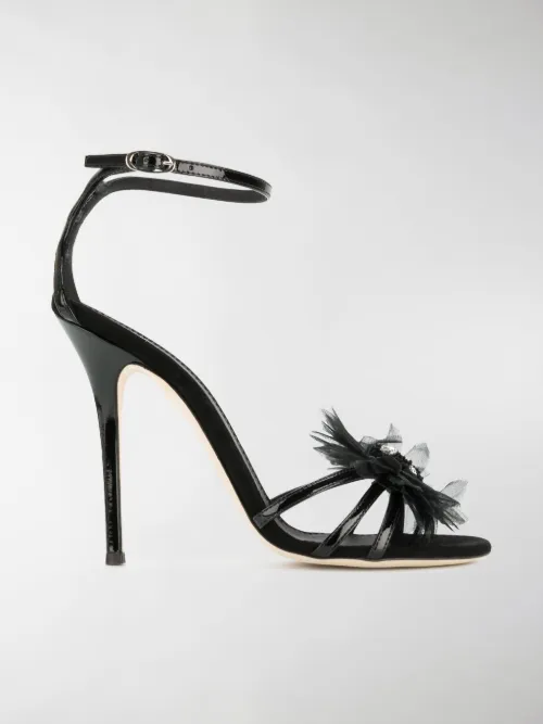 Giuseppe Zanotti Design - Sandali con appliqué floreali