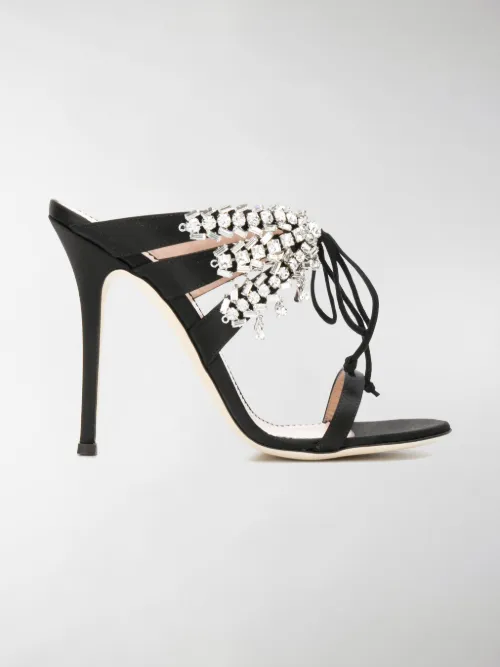 Giuseppe Zanotti Design - Sandali con cristalli Madelyn