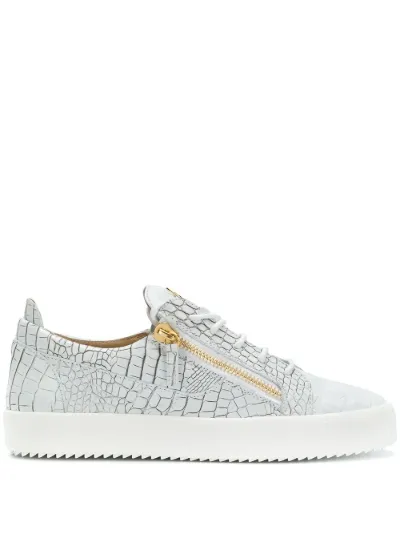 giuseppe zanotti python sneakers
