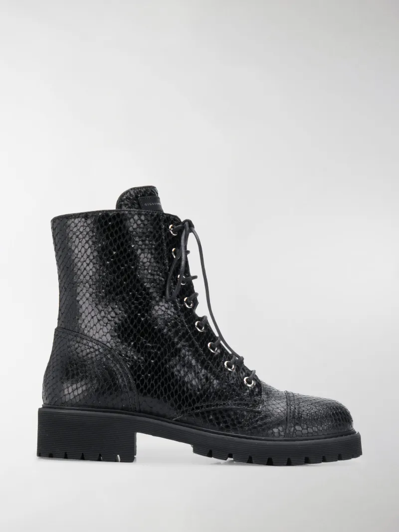 zanotti schlangenleder