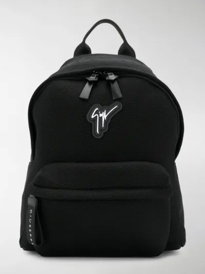 Giuseppe Zanotti Zaino con logo nero | MODES