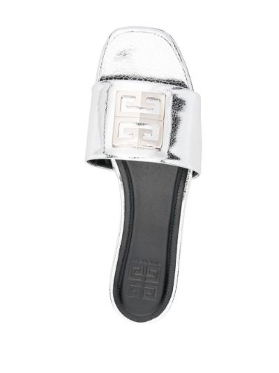 Givenchy slides online silver