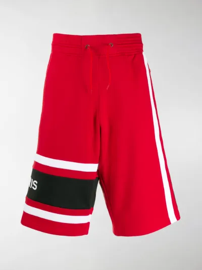 Givenchy basketball style logo shorts 