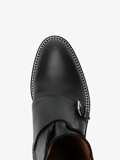 Givenchy Black monk strap leather ankle boots | Browns