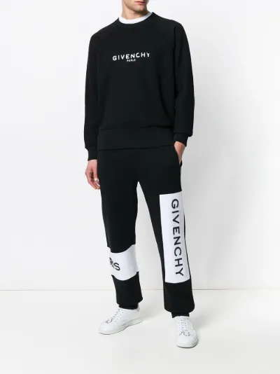 givenchy blurred logo sweatshirt