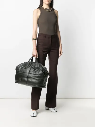 Blue Givenchy Nightingale Leather Satchel Bag – Designer Revival