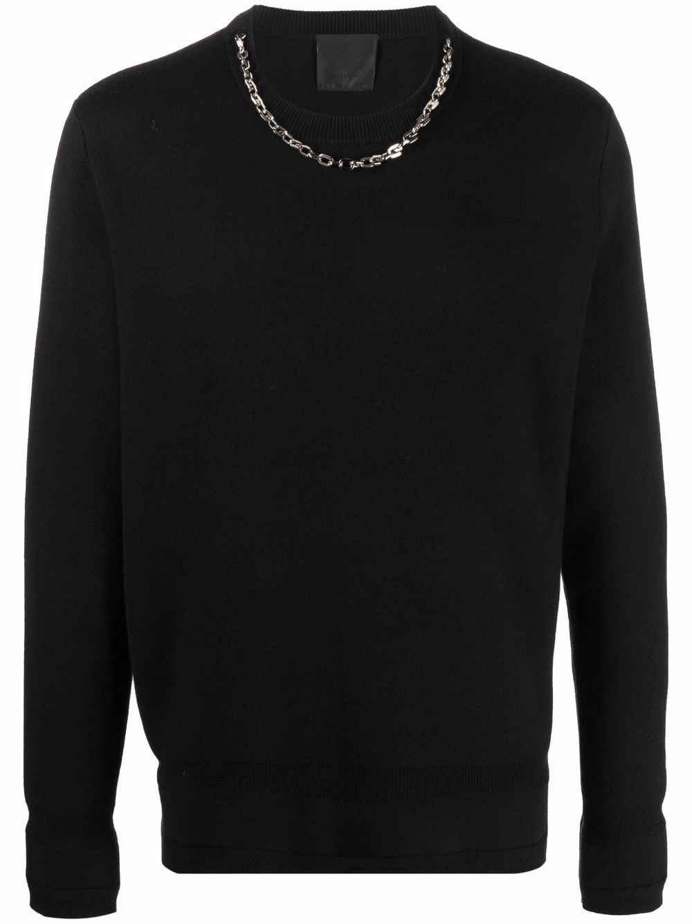 Givenchy Chain logo-print Knitted Jumper - Farfetch