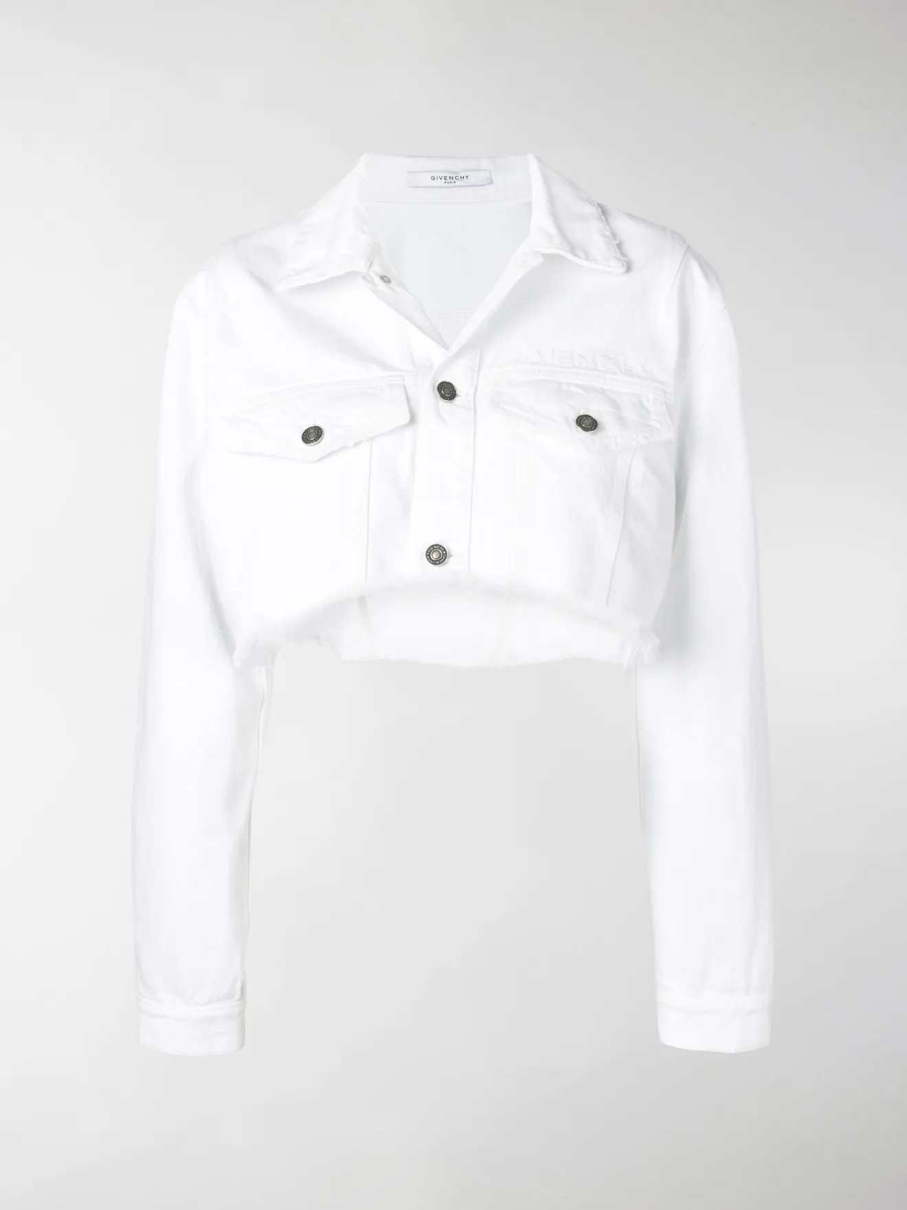 redone cropped denim jacket