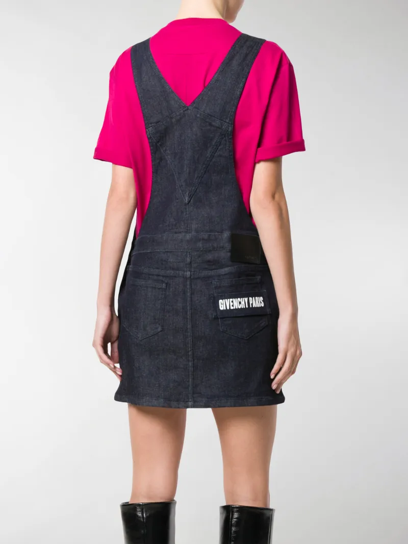 Givenchy denim dungaree dress blue | MODES