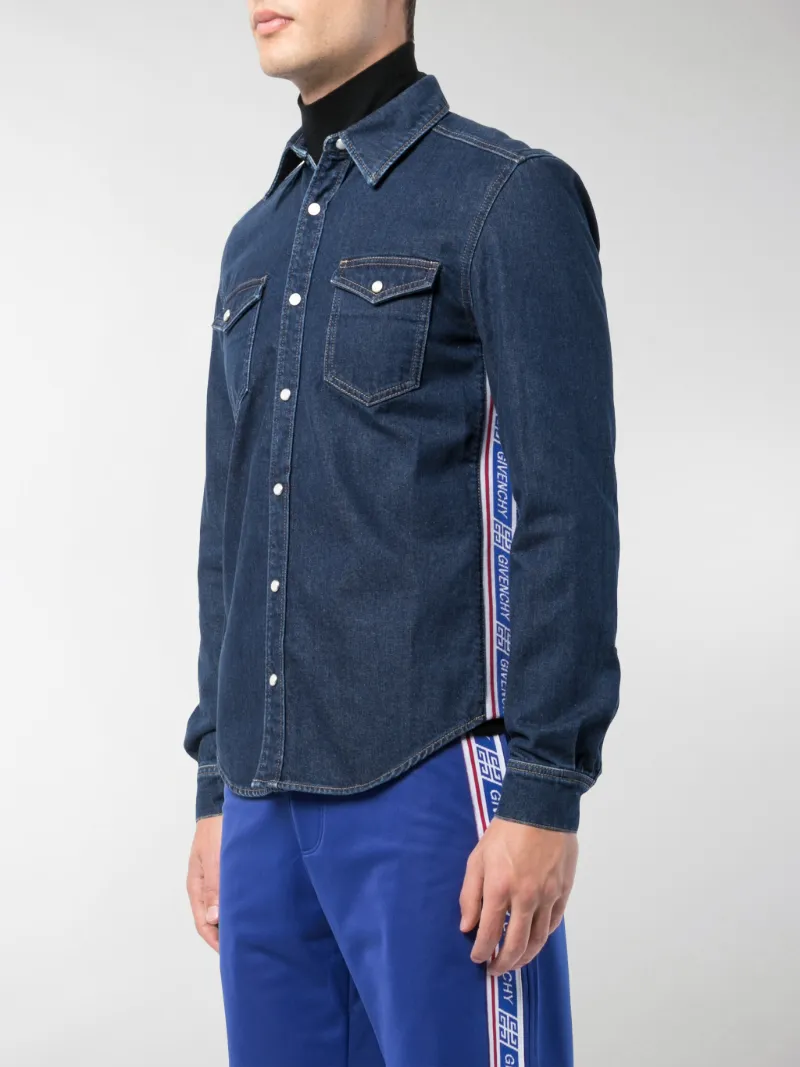 givenchy denim shirt