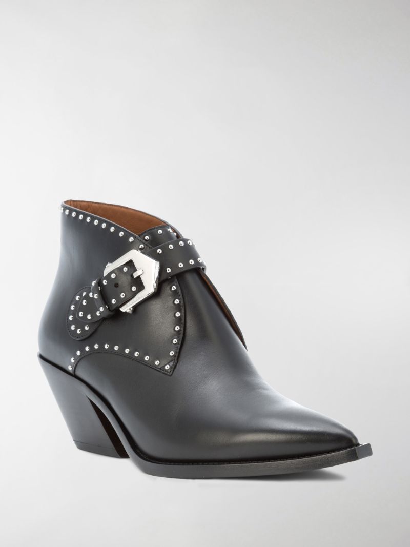 givenchy elegant studded loafer mule