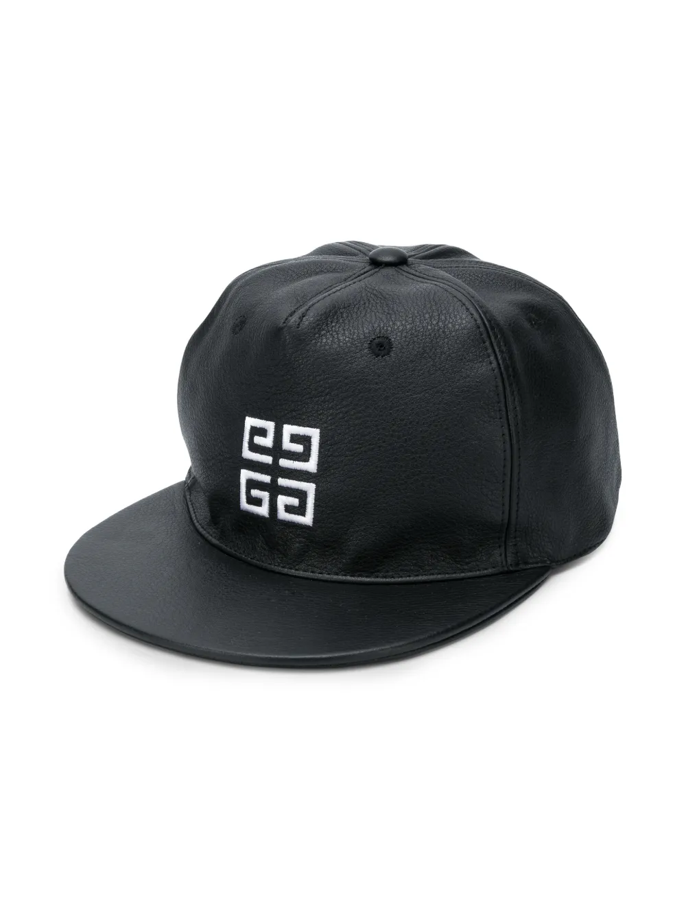 embroidered logo leather cap | Givenchy 
