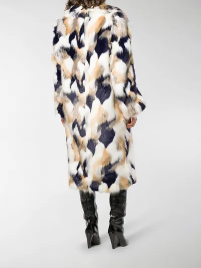 givenchy faux fur coat