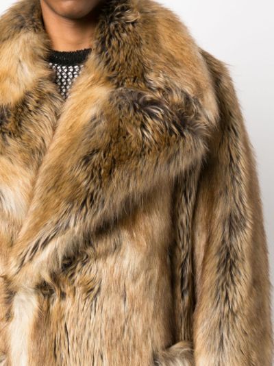 Givenchy faux fur top coat