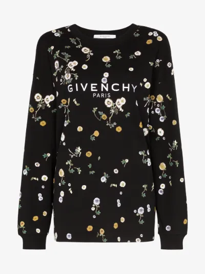 givenchy floral sweatshirt